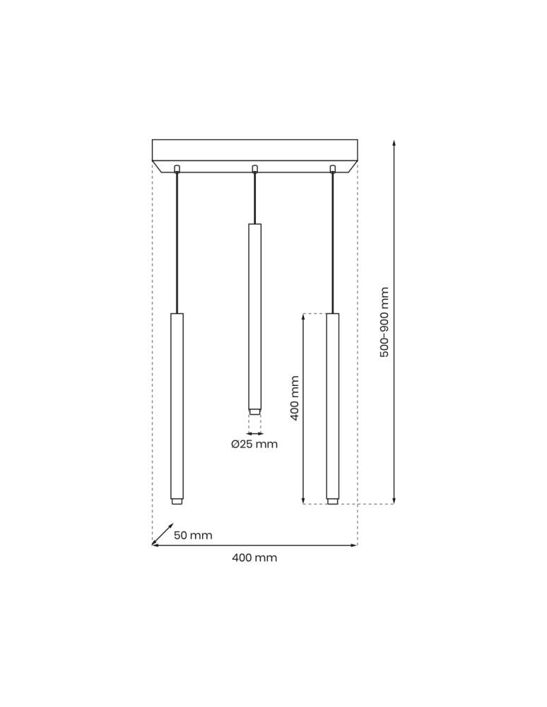 Icicle pendant lamps - Milagro MONZA BLACK pendant lamp 3xG9 max 8W LED MLP8840 - product kolory-swiatla.pl 5