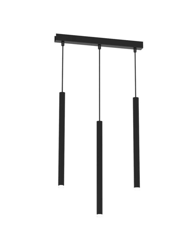 Icicle pendant lamps - Milagro MONZA BLACK pendant lamp 3xG9 max 8W LED MLP8840 - product kolory-swiatla.pl 6
