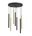 Icicle pendant lamps - Milagro MONZA BRASS pendant lamp 7xG9 max 8W LED MLP8843 - product 1