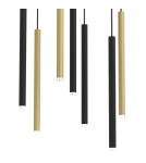 Icicle pendant lamps - Milagro MONZA BRASS pendant lamp 7xG9 max 8W LED MLP8843 - product 2