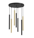 Icicle pendant lamps - Milagro MONZA BRASS pendant lamp 7xG9 max 8W LED MLP8843 - product 6