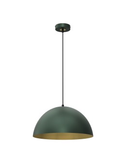 Milagro Lampa wisząca BETA GREEN/GOLD 1xE27 35cm MLP8286