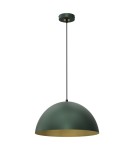 Green pendant lamps - Milagro BETA GREEN/GOLD 1xE27 35cm pendant lamp MLP8286 - product 6