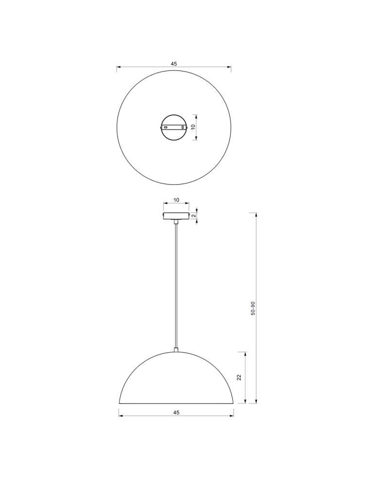 Green pendant lamps - Milagro BETA GREEN/GOLD pendant lamp 1xE27 45cm MLP8287 - product kolory-swiatla.pl 5