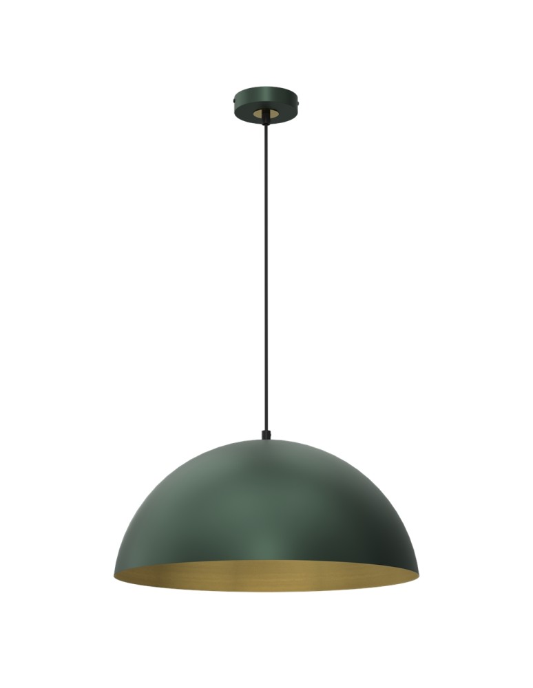 Green pendant lamps - Milagro BETA GREEN/GOLD pendant lamp 1xE27 45cm MLP8287 - product kolory-swiatla.pl 6