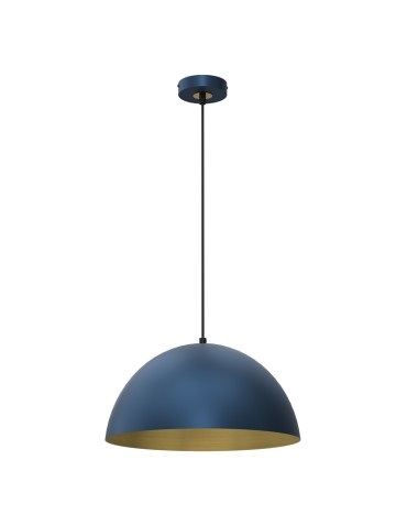 Milagro BETA NAVY BLUE/GOLD 1xE27 35cm pendant lamp MLP8288