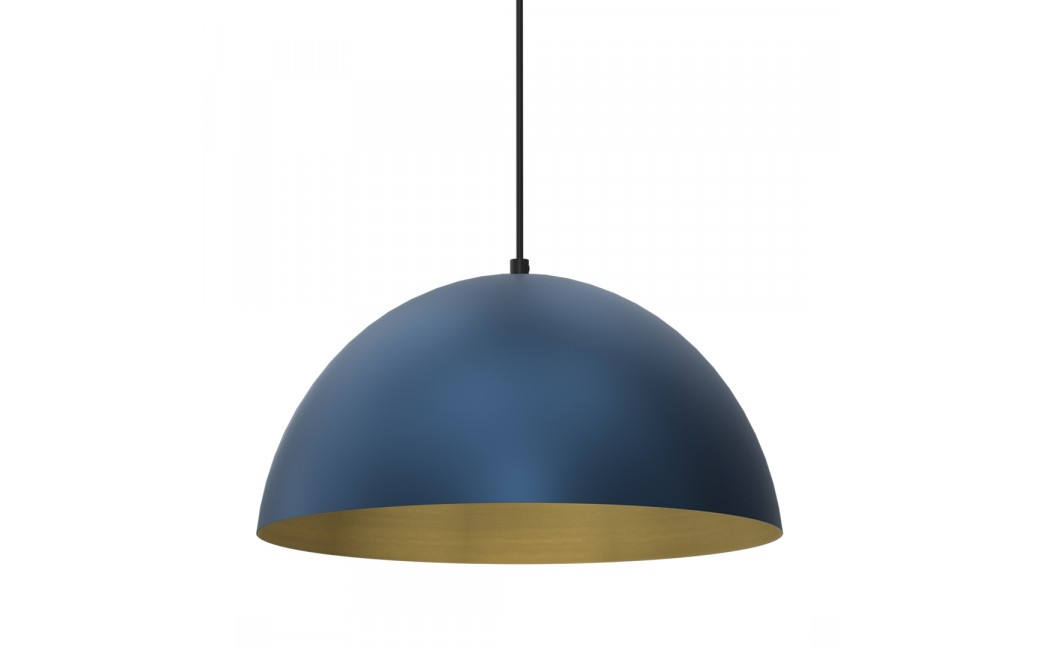 Milagro Lampa wisząca BETA NAVY BLUE/GOLD 1xE27 35cm MLP8288