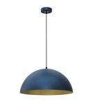 Blue pendant lamps - Milagro BETA NAVY BLUE/GOLD pendant lamp 1xE27 45cm MLP8289 - product 6