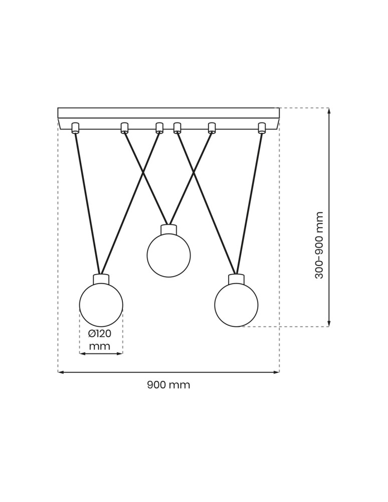Pendant lamps - Milagro CAPRI 3xG9 pendant lamp MLP8818 - product kolory-swiatla.pl 5