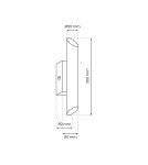 Wall lamps - Milagro Wall lamp CORTE 2xGU10 MLP8827 - product 4