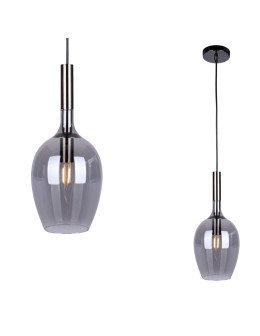 Milagro Lampa wisząca LUGANO SMOKED 1xE14 ML8813