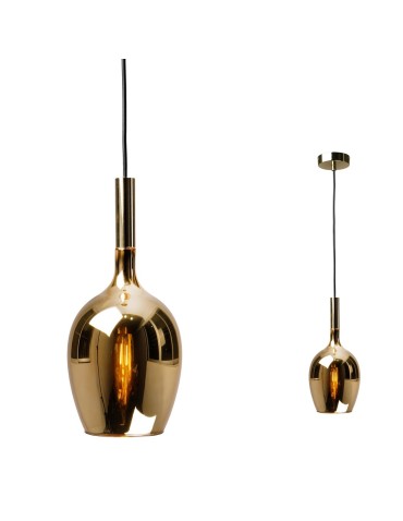 Milagro Lampa wisząca LUGANO GOLD 1xE14 ML8815