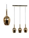 Milagro LUGANO GOLD 3xE14 pendant lamp ML8816
