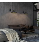 Loft wall lamps - industrial - Milagro Wall lamp FELIX BLACK/GOLD 1xE27 MLP8904 - product 3