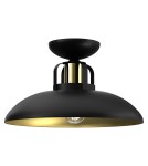 Loft ceiling lamps - industrial - Milagro FELIX BLACK/GOLD 1xE27 MLP8905 ceiling lamp. - product 1