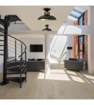 Loft ceiling lamps - industrial - Milagro FELIX BLACK/GOLD 1xE27 MLP8905 ceiling lamp. - product 2