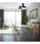 Loft ceiling lamps - industrial - Milagro FELIX BLACK/GOLD 1xE27 MLP8905 ceiling lamp. - product 3