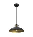 Pendant lamps - Milagro FELIX BLACK/GOLD 1xE27 pendant lamp MLP8906 - product 6