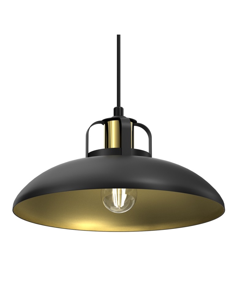 Pendant lamps - Milagro FELIX BLACK/GOLD 2xE27 pendant lamp MLP8907 - product kolory-swiatla.pl 2