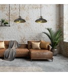 Pendant lamps - Milagro FELIX BLACK/GOLD 2xE27 pendant lamp MLP8907 - product 3