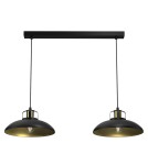 Pendant lamps - Milagro FELIX BLACK/GOLD 2xE27 pendant lamp MLP8907 - product 6