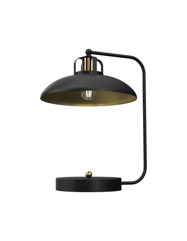 Milagro Lampka biurkowa FELIX BLACK/GOLD 1xE27 MLP8908