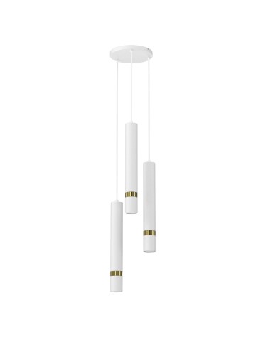 Milagro Lampa wisząca JOKER WHITE/GOLD 3xGU10 MLP8917