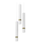Pendant lamps - Milagro JOKER WHITE/GOLD 3xGU10 pendant lamp MLP8917 - product 2