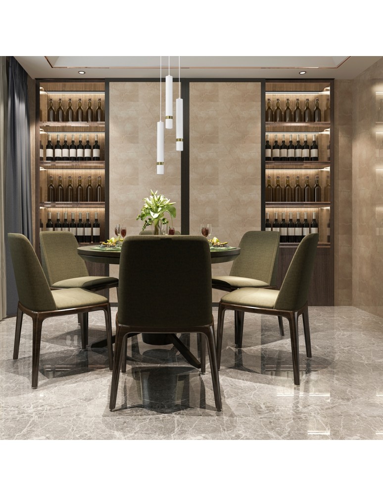 Pendant lamps - Milagro JOKER WHITE/GOLD 3xGU10 pendant lamp MLP8917 - product kolory-swiatla.pl 4