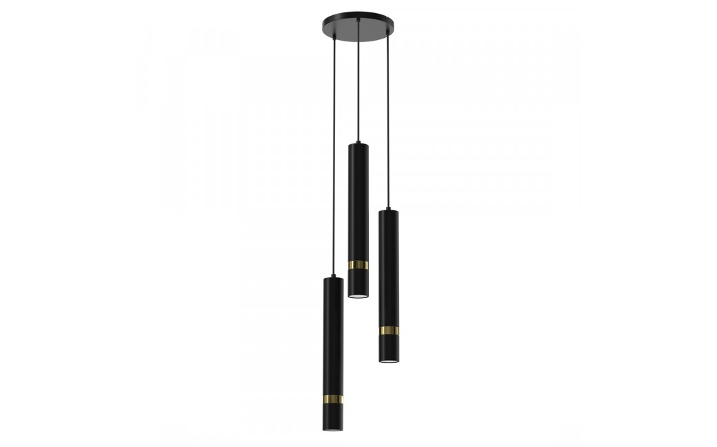 Milagro Lampa wisząca JOKER BLACK/GOLD 3xGU10 MLP8918