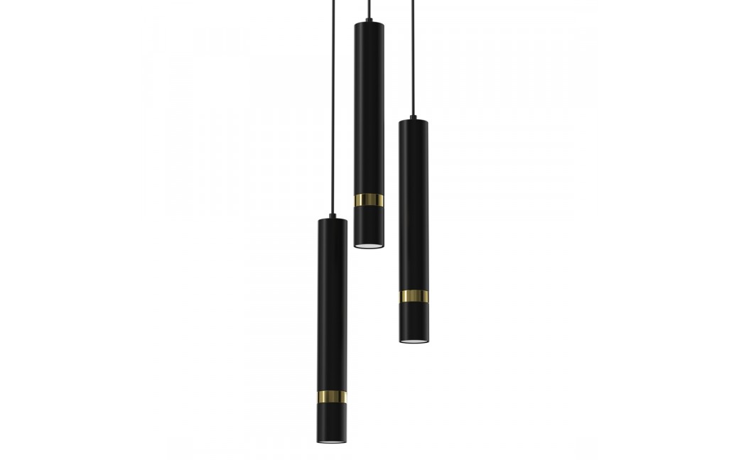 Milagro Lampa wisząca JOKER BLACK/GOLD 3xGU10 MLP8918