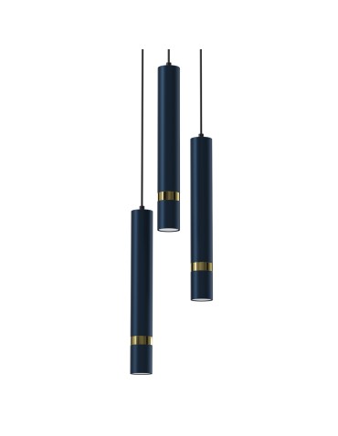 Milagro Lampa wisząca JOKER NAVY BLUE/GOLD 3xGU10 MLP8920 - produkt 2