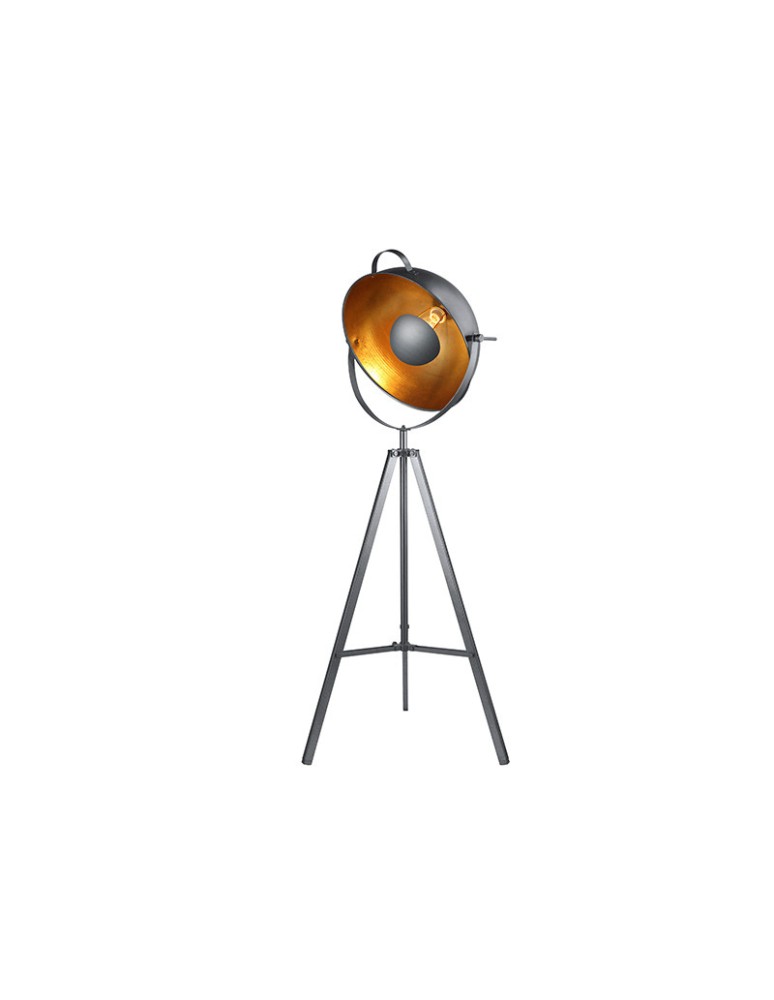 Tripod floor lamps - Azzardo TOMA FLOOR BLACK 1xE27 Floor Lamp Black AZ2379 - product kolory-swiatla.pl 1