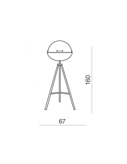 Azzardo TOMA FLOOR BLACK 1xE27 Podłogowa Czarny AZ2379 - produkt 2