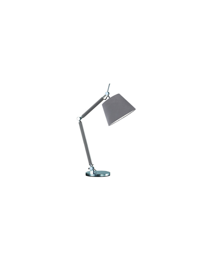 Table lamps with lampshade - AZzardo ZYTA S Desk Gray MT2300-S-GR - product kolory-swiatla.pl 1