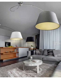 Azzardo SELENA 2 LAMPBODY 1xE27 Pendant/Arm with Mounting Base without Lampshade Chrome AZ2284 - product 2