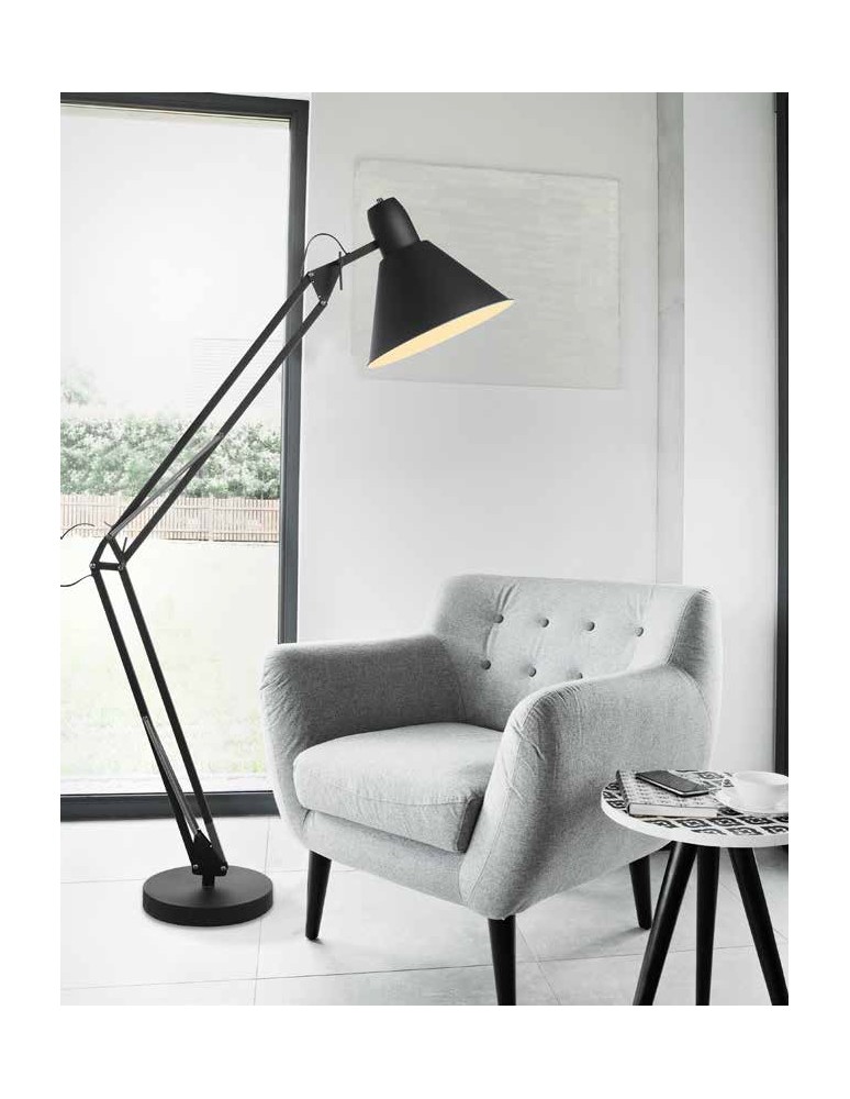 Broken floor lamps - Azzardo KIPSAR WHITE 1xE27 Floor Wash White AZ2367 - product kolory-swiatla.pl 2