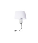 Reading wall lamps - AZzardo Amadeo OVAL Wall lamp 1xE27 + 1xLED SN-6314O-LED - product 1