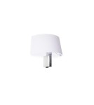 Kinkiety z abażurem - AZzardo Amadeo OVAL Kinkiet 1xE27 SN-6314O - produkt 1