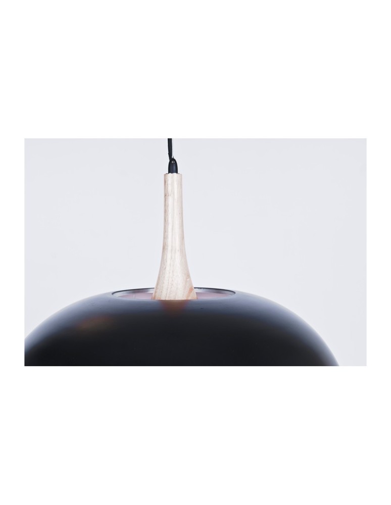 Scandinavian style pendant lamps - Azzardo PERUGIA BLACK 1xE27 Pendant Black AZ1335 - product kolory-swiatla.pl 3