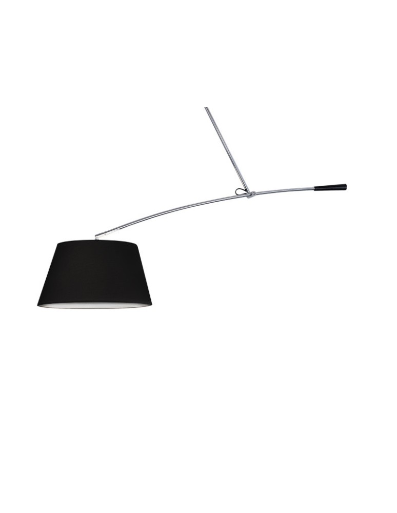 Pendant lamps with lampshade - AZzardo Barcelona Pendant Black 1xE27 MD2355-LA BK - product kolory-swiatla.pl 1