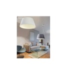 Pendant lamps with lampshade - AZzardo Barcelona Pendant Black 1xE27 MD2355-LA BK - product 2