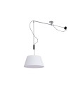 AZzardo Malaga Pendant White 1xE27 MD2356-MA WH