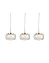 Azzardo REGO 3 LINE 3xG9 Pendant Transparent/Chrome AZ2453
