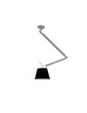 AZzardo ZYTA S 1xE27 ALU AZ2298 + Lampshade 26cm Pendant