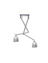 AZzardo ZYTA 2 S Pendant Alu/Alu 2xE27 MD2300-2S Alu/Alu