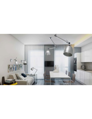 AZzardo ZYTA 2 S Pendant Alu/Alu 2xE27 MD2300-2S Alu/Alu - product 2