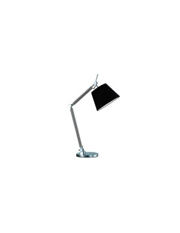 AZzardo ZYTA S Desk Alu/BK 1xE27 MT2300-S Alu/BK