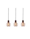 Azzardo CARRON 3 LINE COPPER 3xE27 Copper Pendant AZ2141