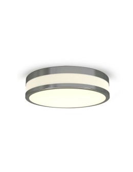Azzardo KARI 22 1xLED Ceiling White/Chrome IP44 AZ2065